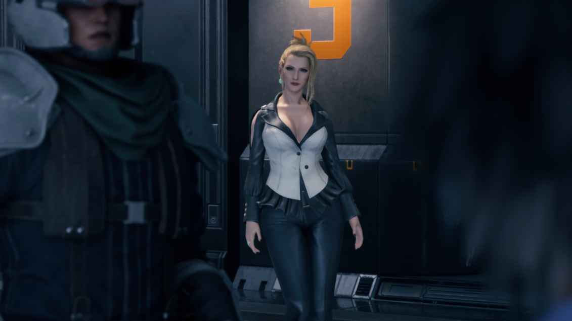 《最终幻想7：重制版》 斯嘉莱特穿上拳皇麦卓服装MOD截图