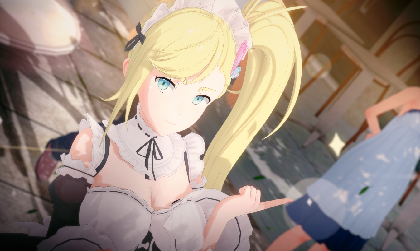 《恋活Sunshine》金发单马尾元气公主MOD截图