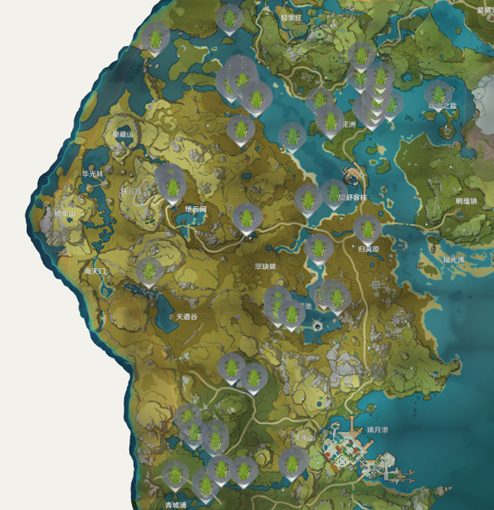 原神青蛙哪里多2022 2.6版本青蛙分布图