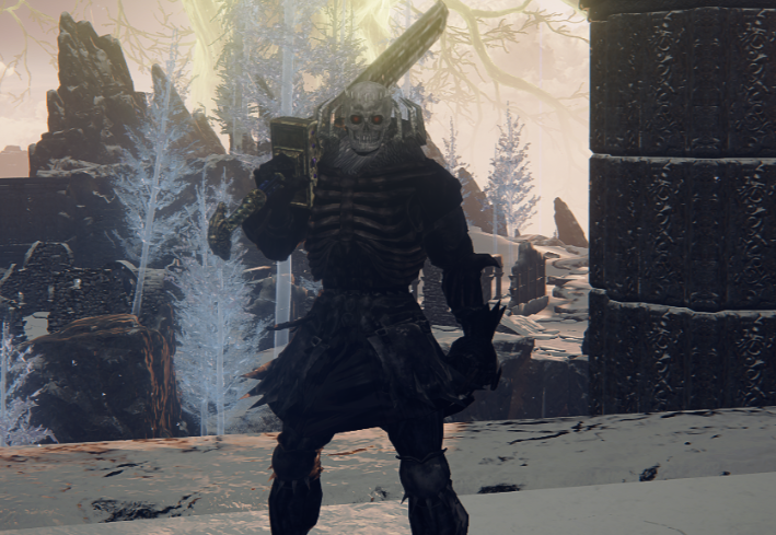 《艾尔登法环》剑风传奇骷髅骑士套装MOD截图