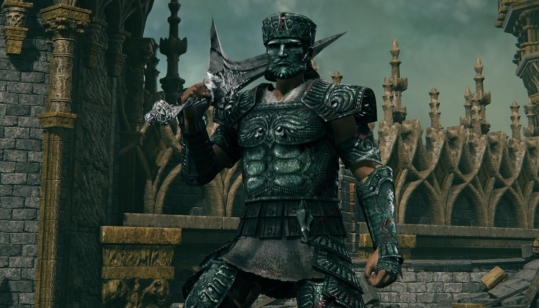 《艾尔登法环》恶魔之魂古王套装MOD截图