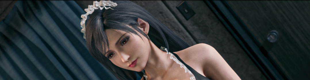 《最终幻想7：重制版》蒂法素颜清纯居家女仆MOD截图