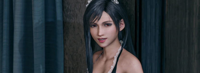 《最终幻想7：重制版》蒂法素颜清纯居家女仆MOD截图