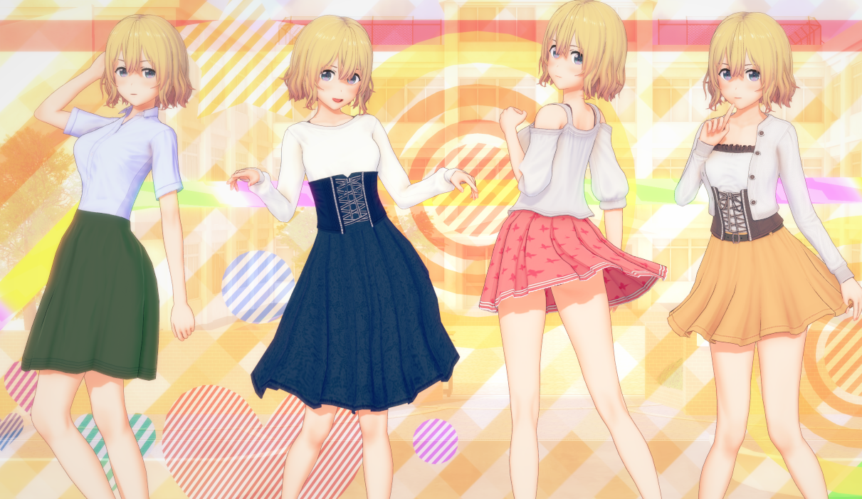 《恋活Sunshine》金色短发清纯美少女MOD截图