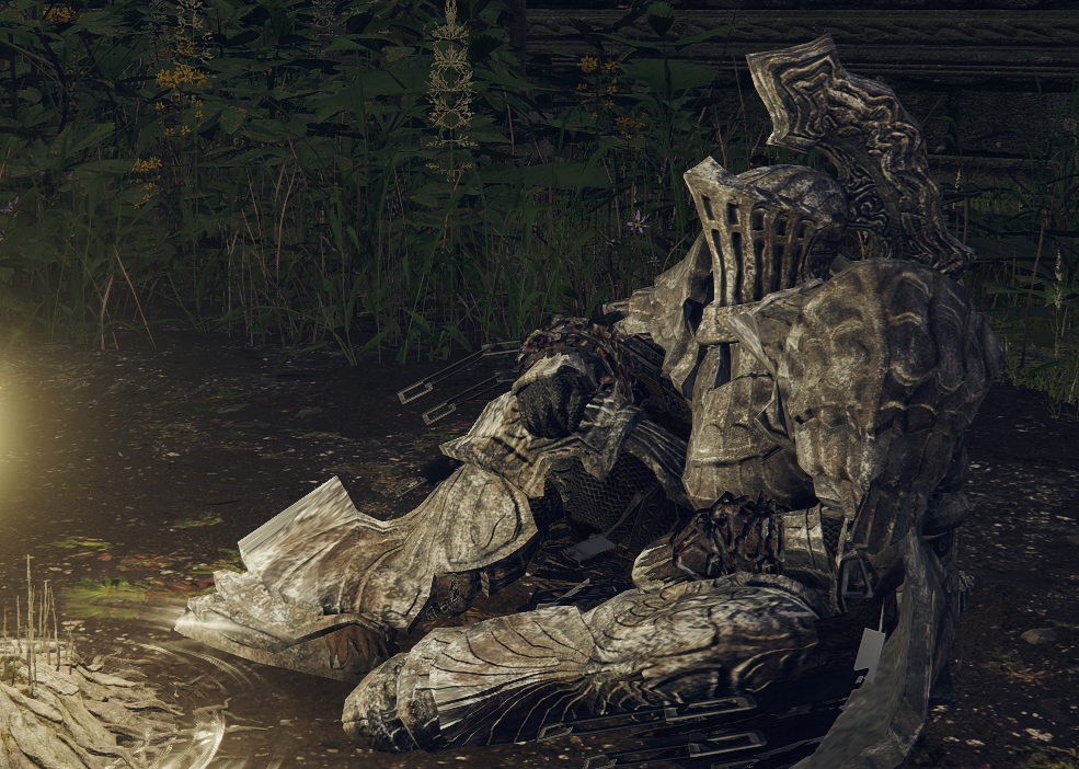 《艾尔登法环》黑魂3哈维尔铠甲替换锁子甲MOD截图