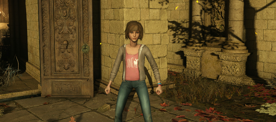 《艾尔登法环》奇异人生麦克斯简衬衫替换猎犬骑士套装MOD截图