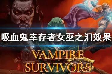 《吸血鬼幸存者》女巫之泪作用效果 女巫之泪效果介绍