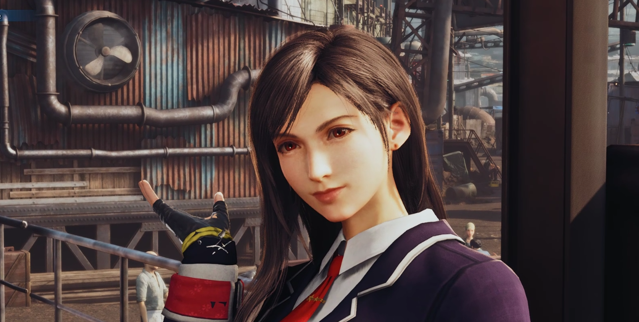 《最终幻想7：重制版》蒂法cos死或生穗乃果默认黑色MOD截图