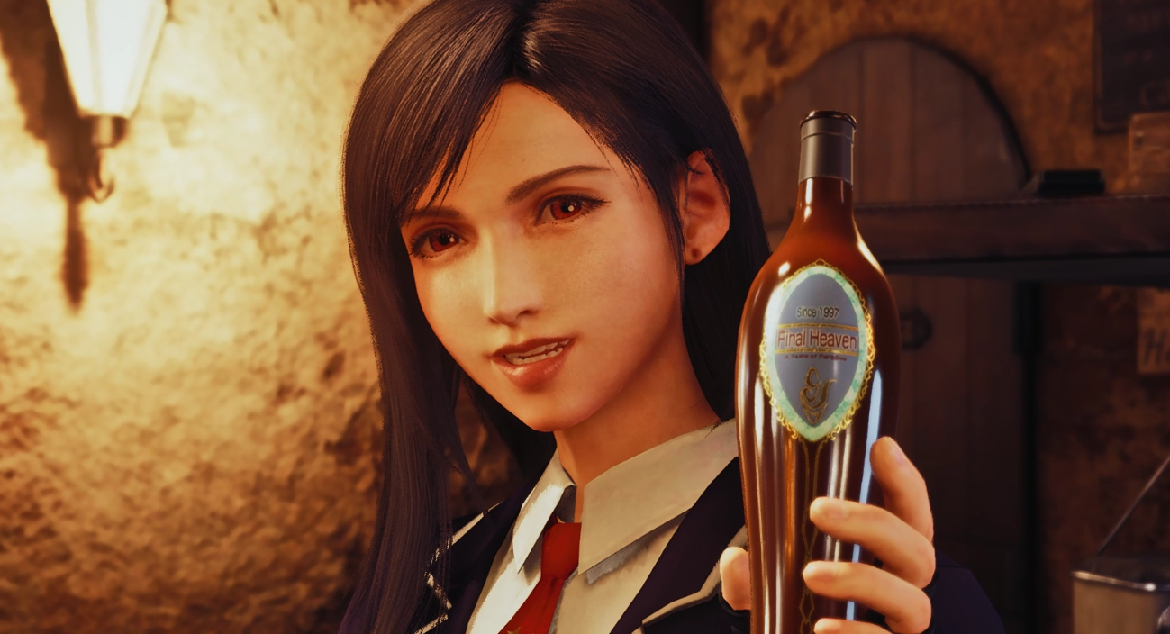 《最终幻想7：重制版》蒂法cos死或生穗乃果默认黑色MOD截图