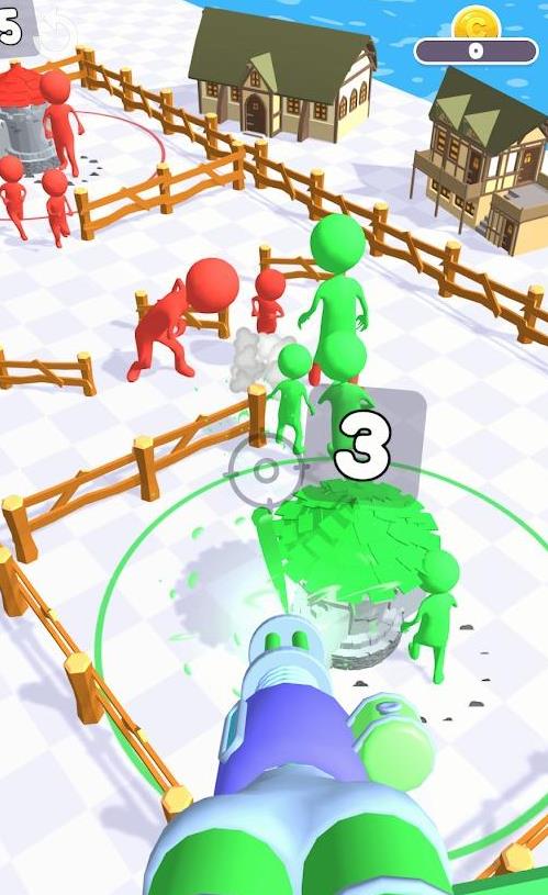 射击换边占塔截图