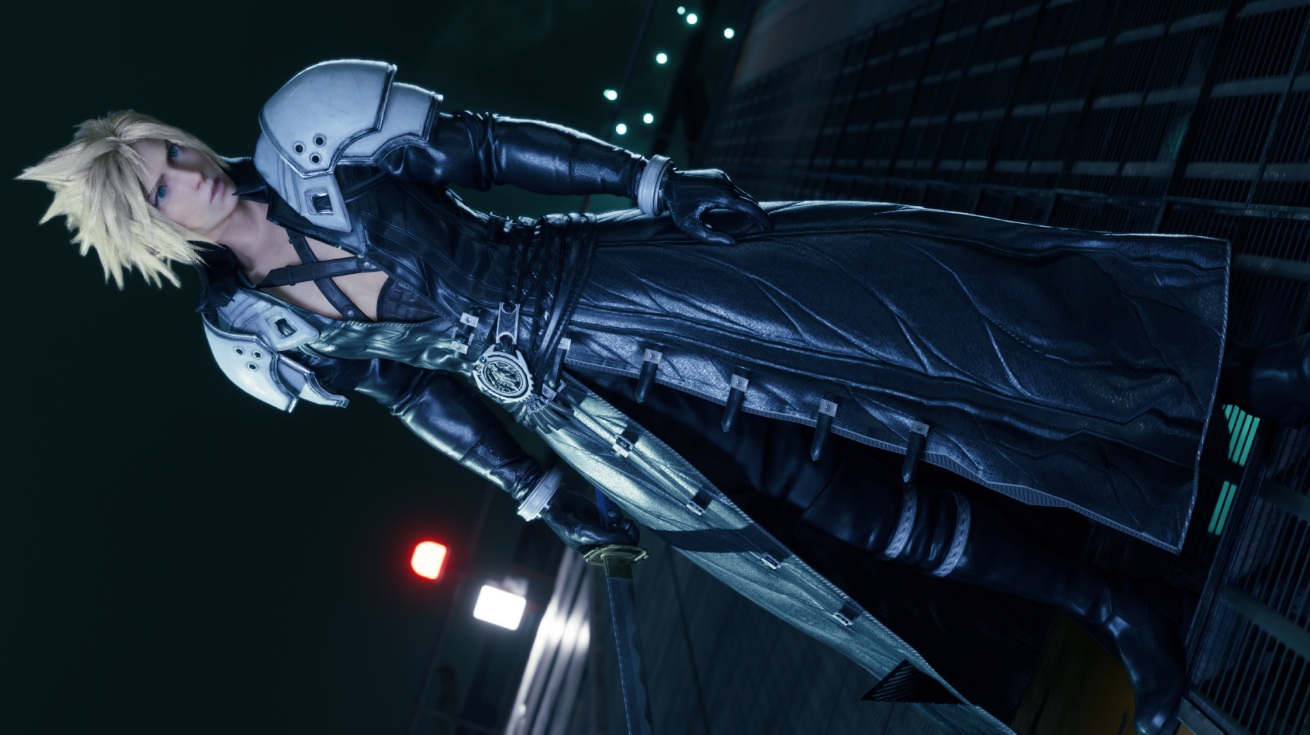 《最终幻想7：重制版》克劳德穿萨菲罗斯衣服MOD截图