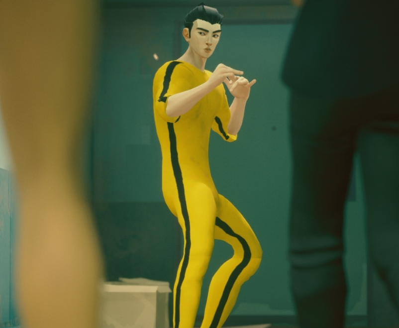 《师父》李小龙黄黑配色运动服MOD截图