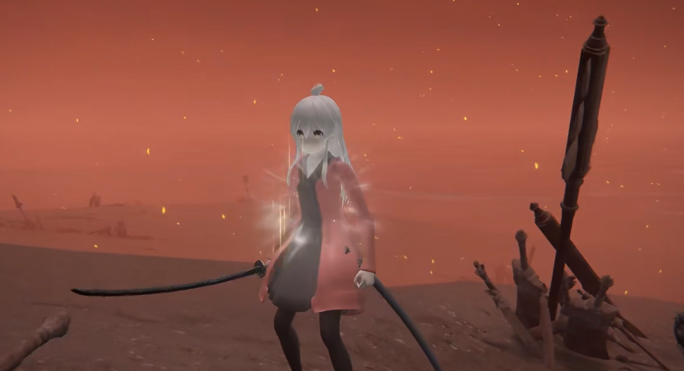 《艾尔登法环》白发美少女真寻替换流浪骑士套熔炉套MOD截图