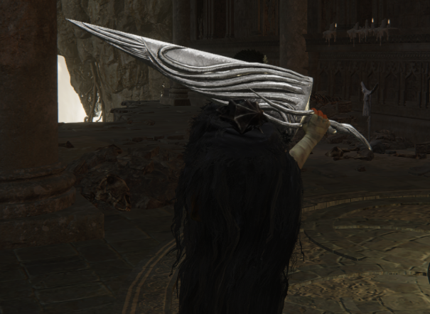 《艾尔登法环》空洞骑士削尖的指甲替换灭洛斯剑MOD截图