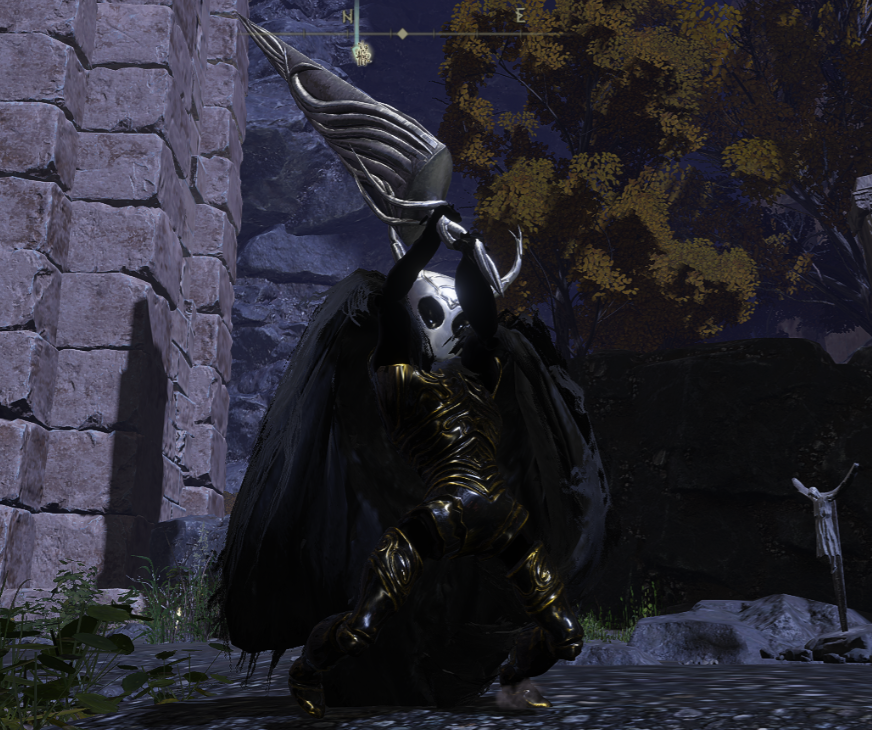 《艾尔登法环》空洞骑士铠甲取代布莱泽铠甲MOD截图