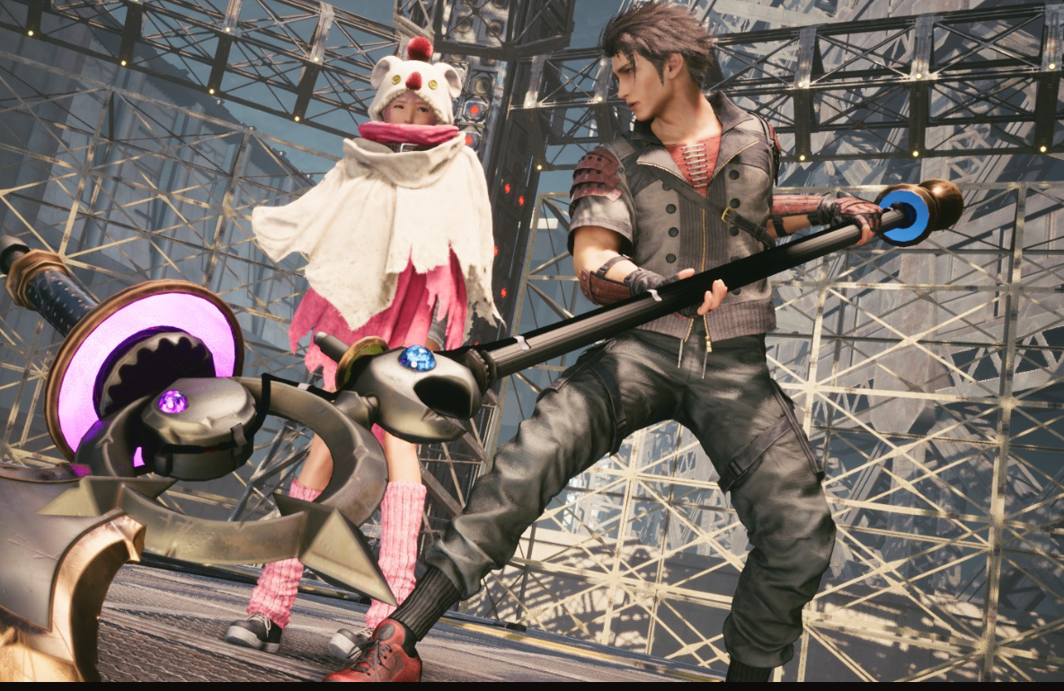 《最终幻想7：重制版》魔法装甲玫瑰风替换索农法杖MOD截图