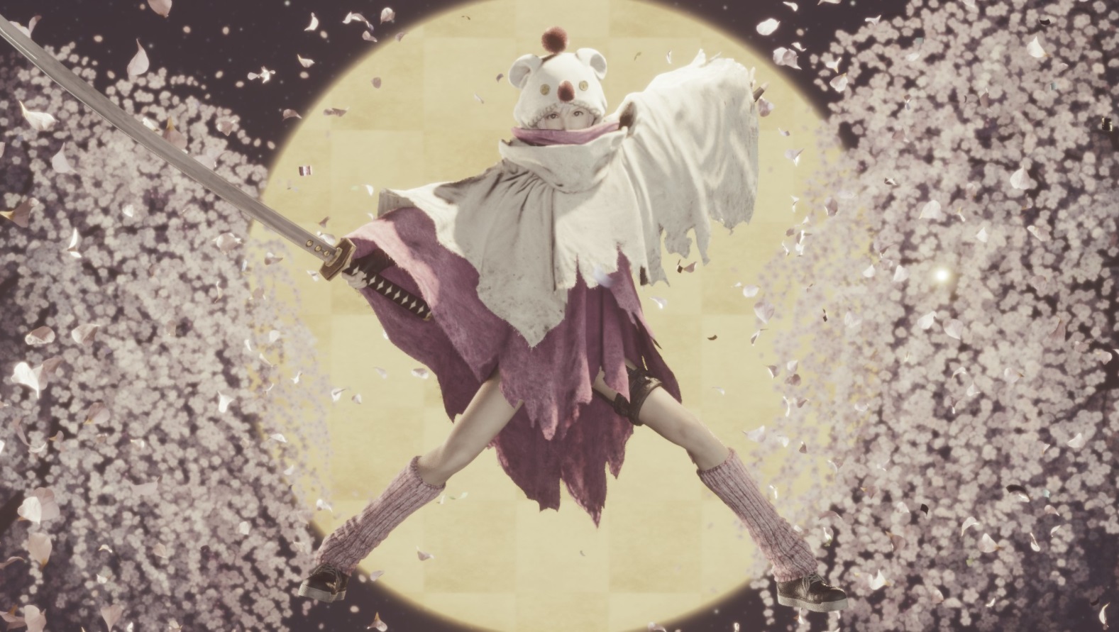 《最终幻想7:重制版》星之海洋武士刀替换十字手里剑MOD截图