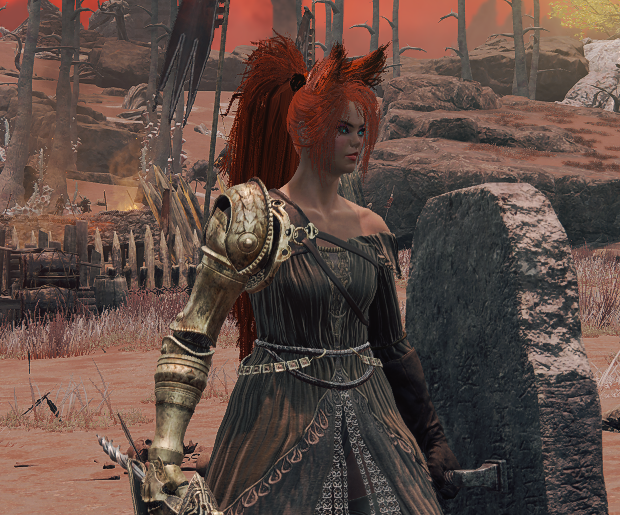 《艾尔登法环》可爱毛绒狐耳发型MOD截图