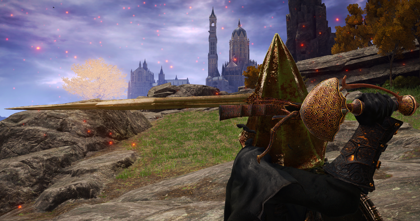 《艾尔登法环》带护手版血源诅咒骑士剑取代罗杰尔刺剑MOD截图