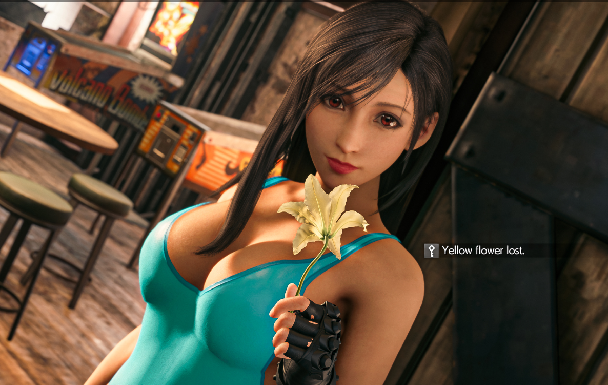 《最终幻想7：重制版》蒂法清纯素颜cos古墓丽影劳拉v1.1MOD截图