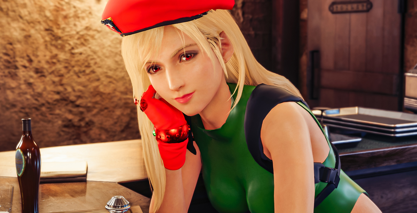 《最终幻想7：重制版》蒂法COS街霸嘉米哑光紧身衣v1.1MOD截图