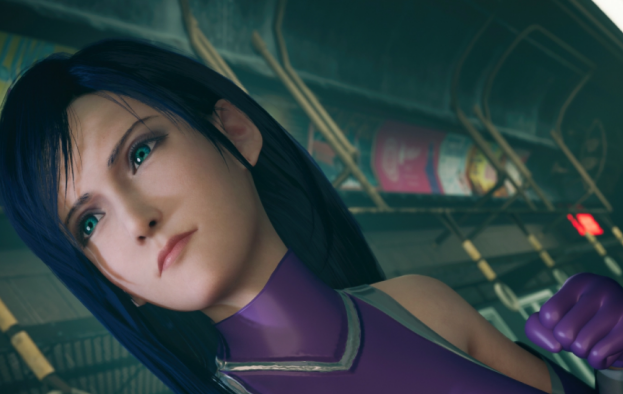 《最终幻想7：重制版》蒂法清纯素颜cos对魔忍井河阿萨姬MOD截图