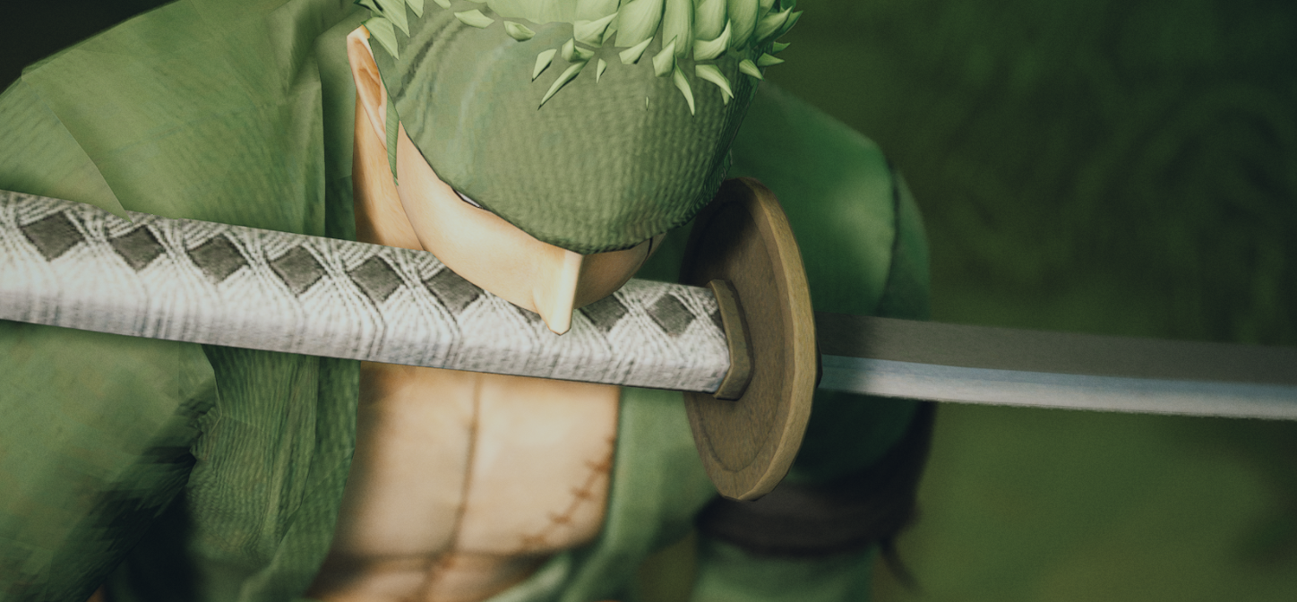 《师父》男性可扮演海贼王三刀流索隆MOD截图