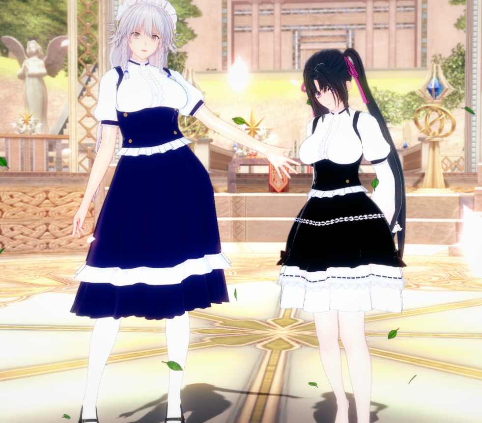 《恋活Sunshine》FGO黑发双马尾魔王利维坦塞拉芙尔MOD截图