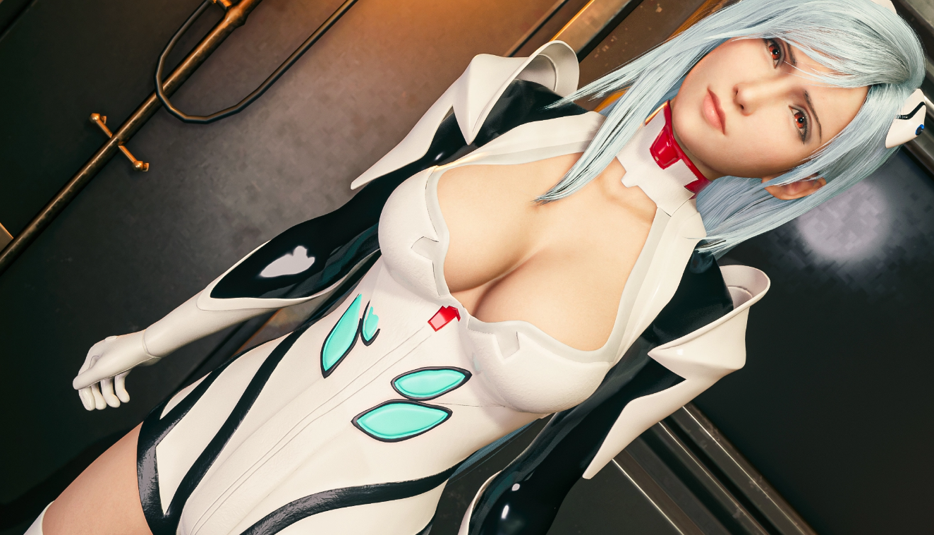 《最终幻想7：重制版》蒂法绝美cosEVA白绫波丽MOD截图