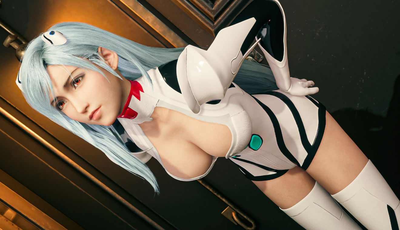 《最终幻想7：重制版》蒂法绝美cosEVA白绫波丽MOD截图