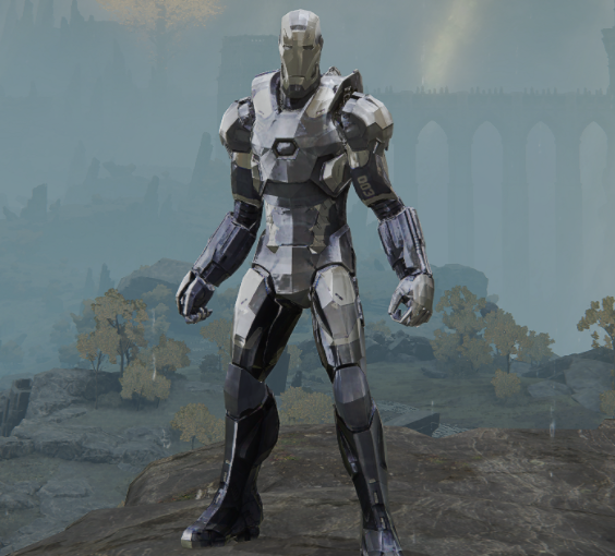 《艾尔登法环》漫威英雄战争机器取代罗德尔骑士铠甲MOD截图