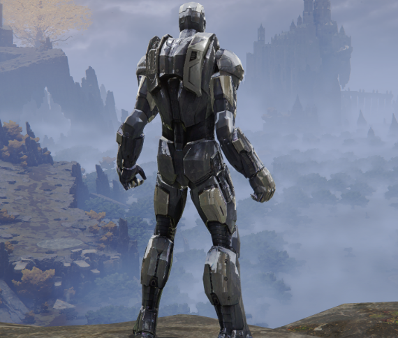 《艾尔登法环》漫威英雄战争机器取代罗德尔骑士铠甲MOD截图