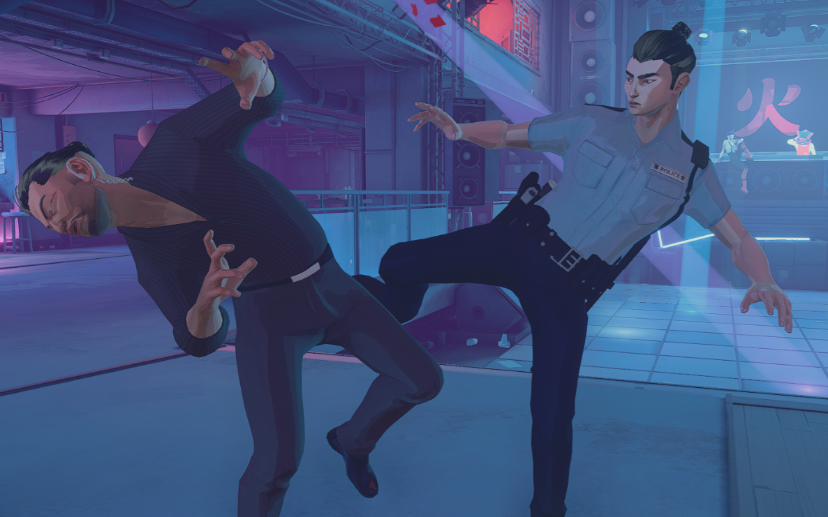 《师父》男主角蓝色警员制服MOD截图