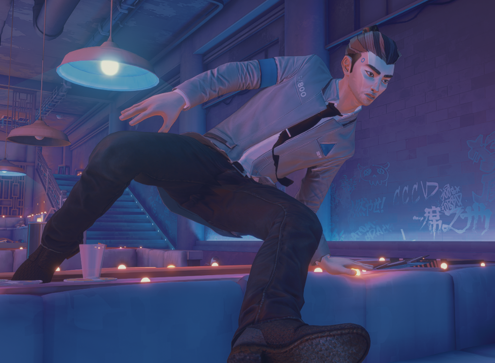 《师父》男主角蓝色警员制服MOD截图