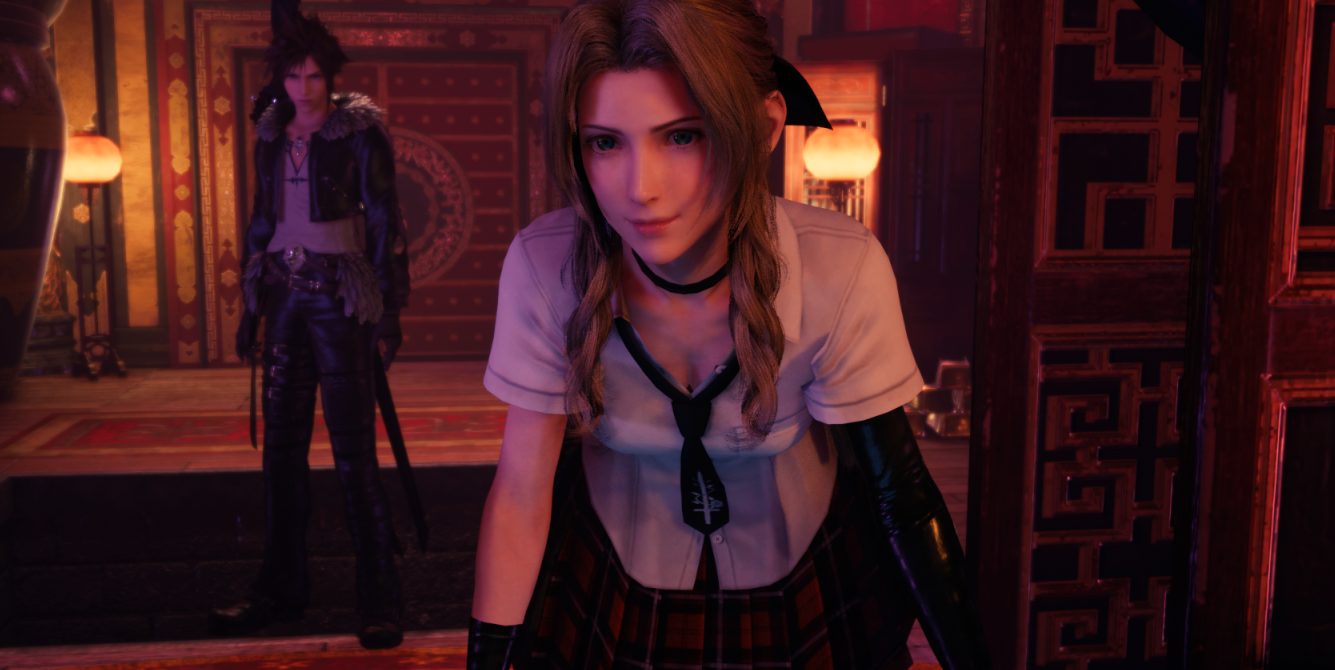 《最终幻想7：重制版》爱丽丝cos死或生玛丽萝丝白色夏季制服MOD截图