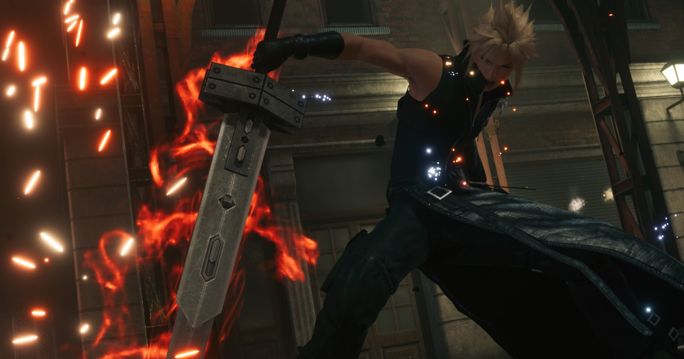 《最终幻想7：重制版》克劳德三种圣子降临六式大剑MOD截图