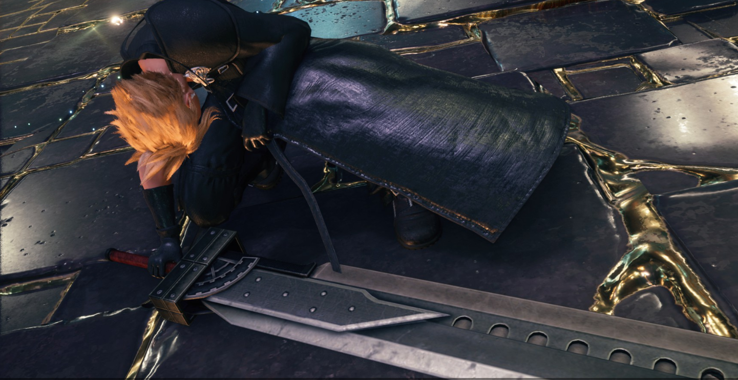 《最终幻想7：重制版》克劳德三种圣子降临六式大剑MOD截图