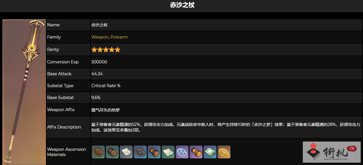 《原神》赤沙之杖技能解析