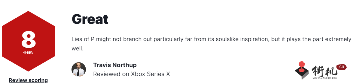 《匹诺曹的谎言》IGN评分曝光