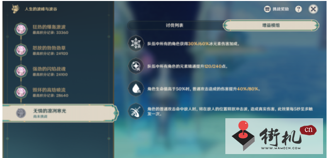 《原神》人生的波峰与波谷第五天攻略