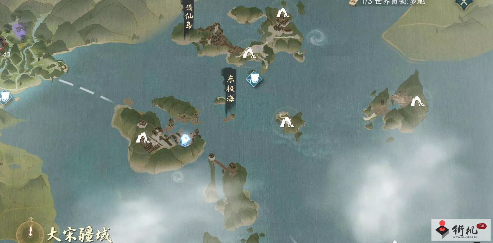 《逆水寒手游》谪仙岛海域情报图获取攻略